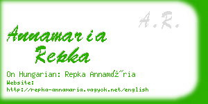 annamaria repka business card